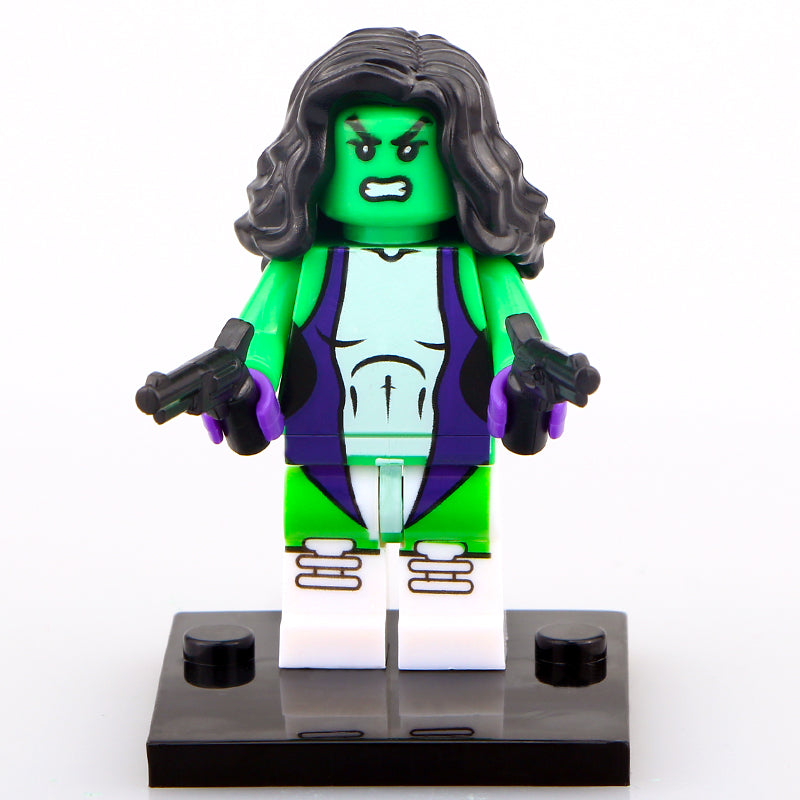 Classic She-Hulk Marvel Superhero Minifigure
