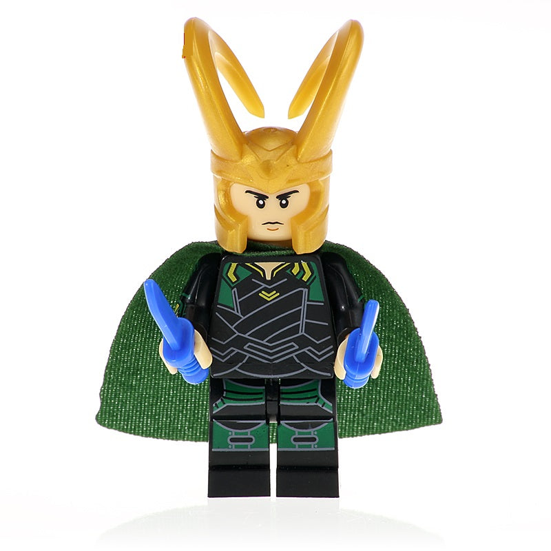 Loki Custom Marvel Superhero Minifigure