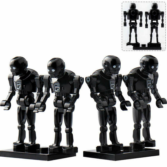 4 x K-2SO Imperial Security Droid custom Star Wars Minifigure