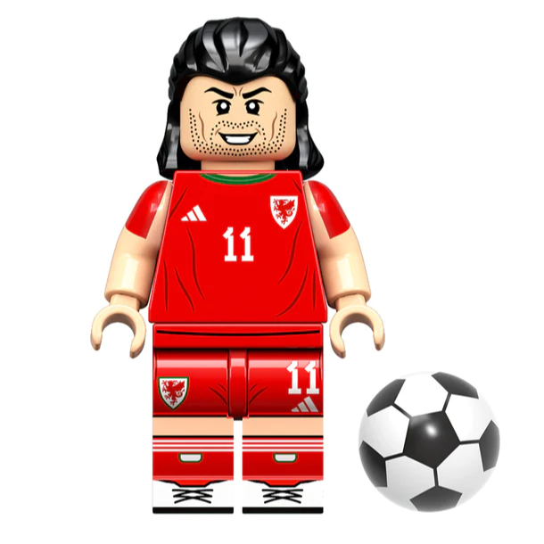 Gareth Bale Custom Minifigure Football Player