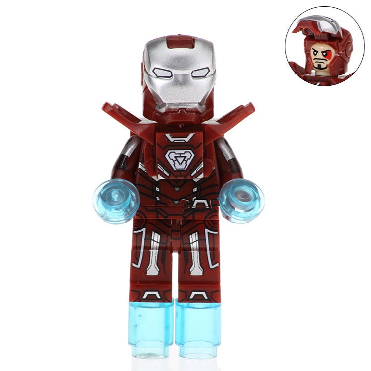 Iron Man Mark 33 Silver Centurion Custom Marvel Superhero Minifigure