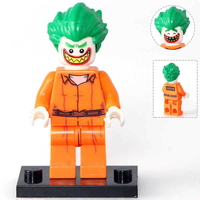 The Joker Prison Outfit Custom DC Comics Supervillain Minifigure