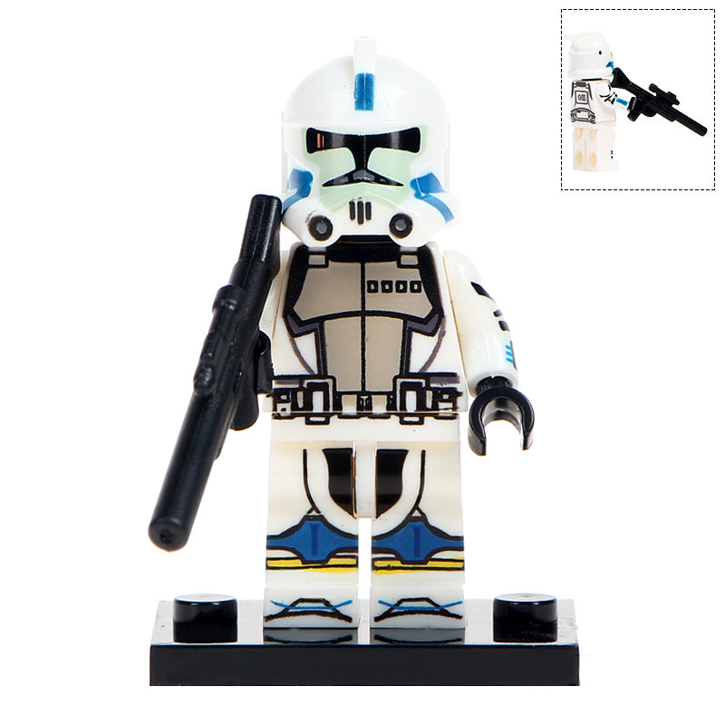 Clone Trooper with Blue Marking Custom Star Wars Minifigure