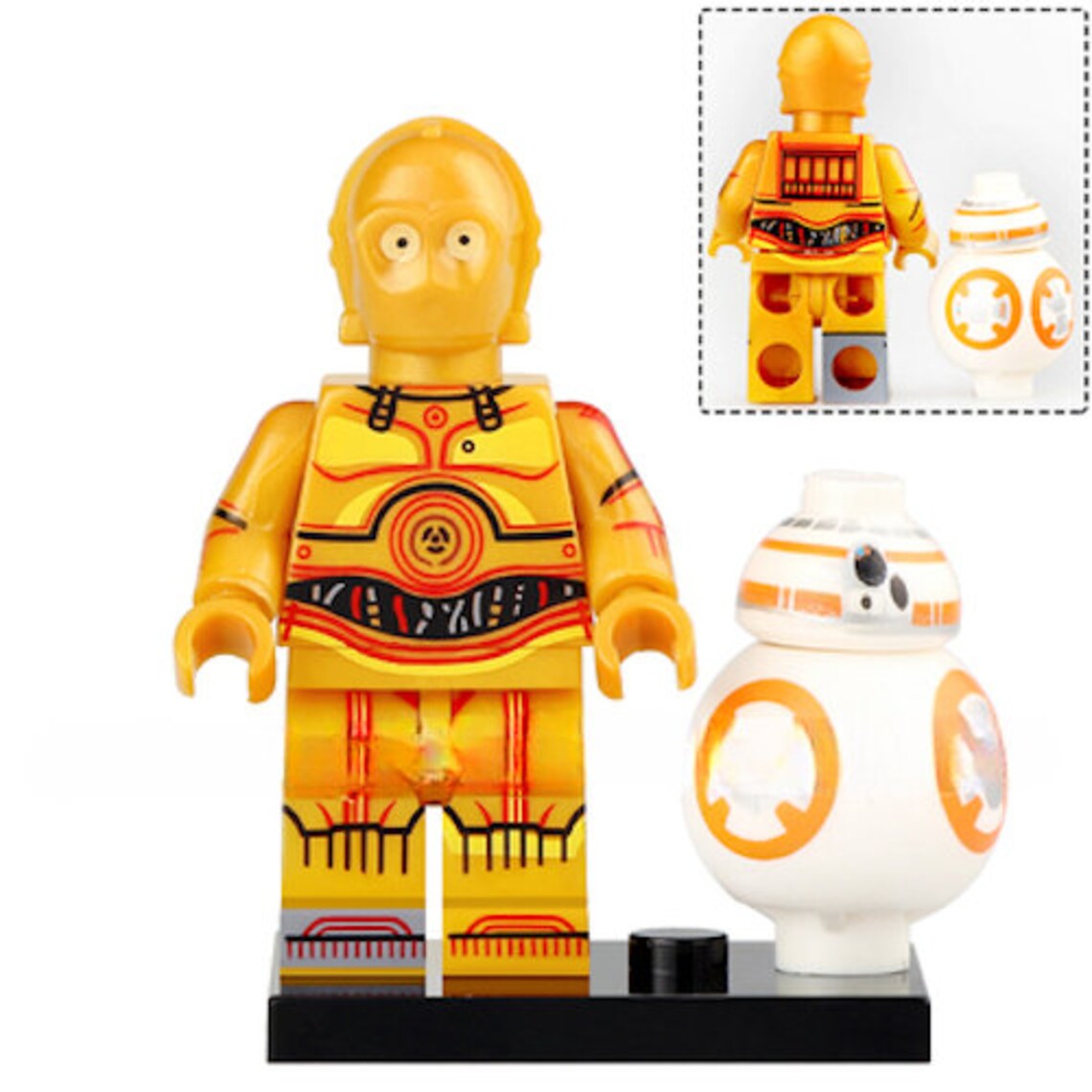 C-3PO with BB-8 custom Star Wars Minifigure