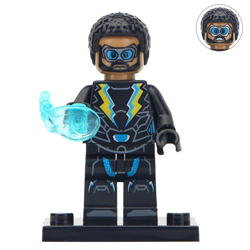 Black Lightning Custom Superhero Minifigure