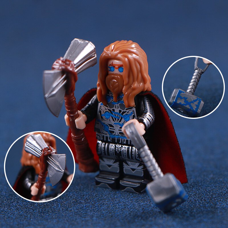 Thor Custom Marvel Superhero Minifigure