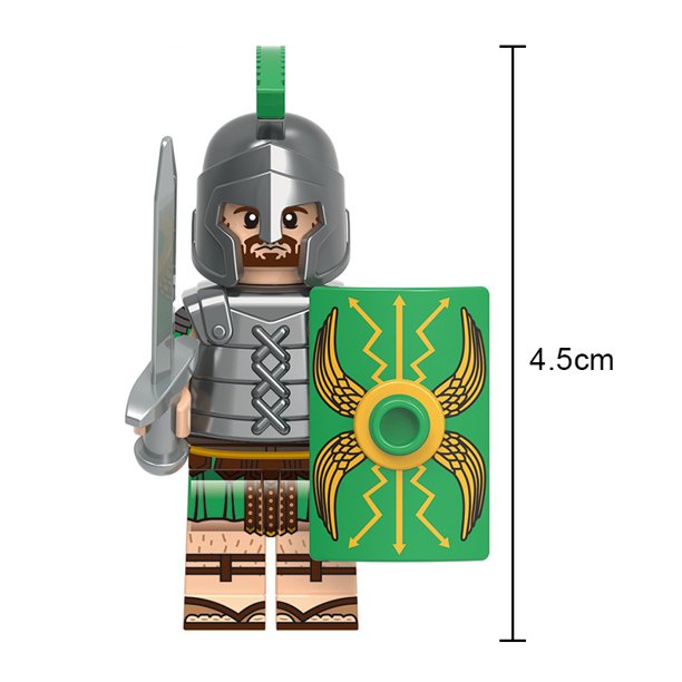 Roman Green Legion Soldier Minifigure