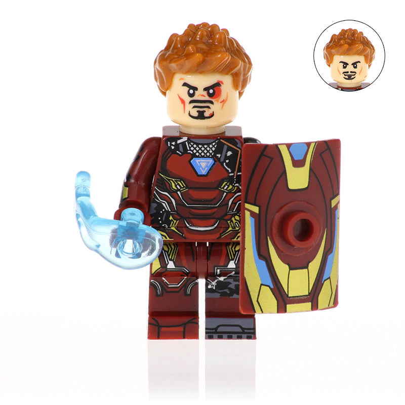 Iron Man Mark 50 with Shield custom Marvel Superhero Minifigure