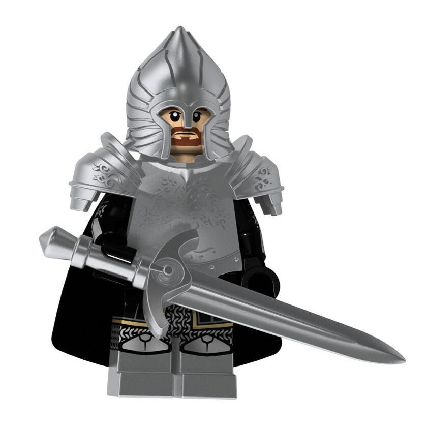 Gondor Soldier with Armor custom Lord of the Rings Minifigure