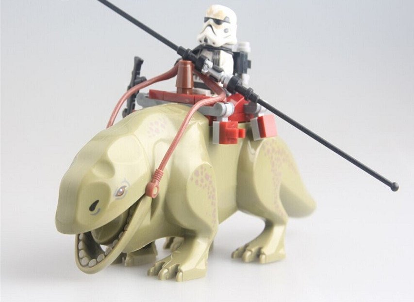 Dewback with Sandtrooper Rider custom Star Wars Minifigure