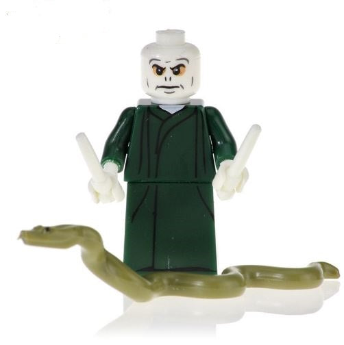 Lord Voldemort with Nagini Snake custom Harry Potter Series Minifigure