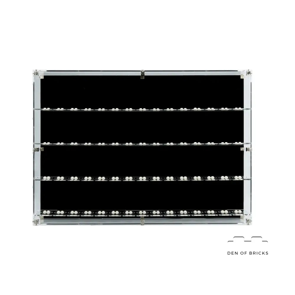 Wall Mounted Display Cases for  Minifigures - 15 Minifigures Wide